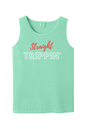 Straight Trippin' - Red/White Font Unisex Tank Top