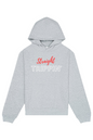 Straight Trippin' - Red/White Font Unisex Heavyweight Hoodie
