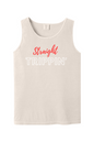 Straight Trippin' - Red/White Font Unisex Tank Top