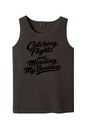 Minding My Business - Black Font Unisex Tank Top