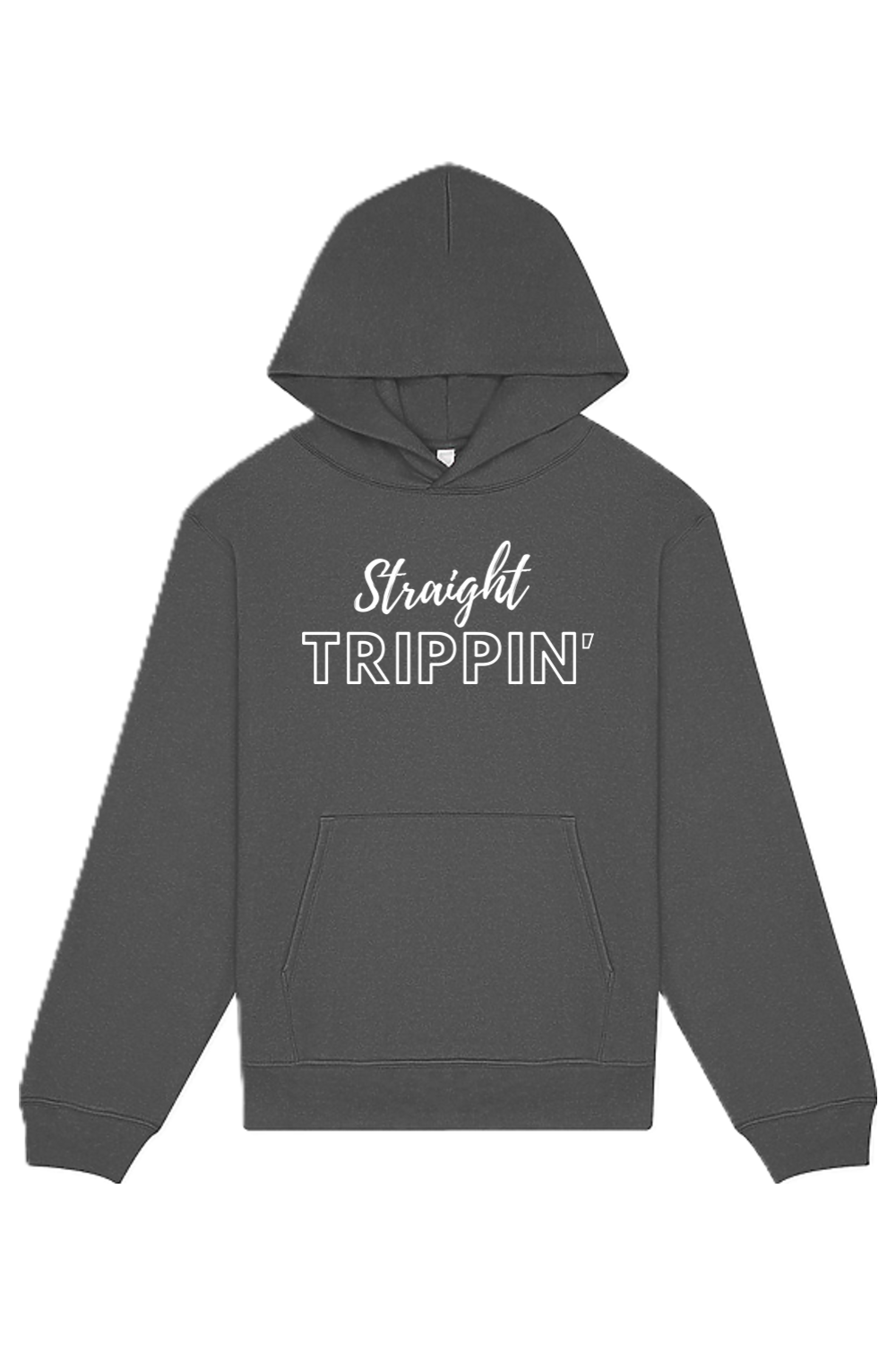 Straight Trippin' - White Font Unisex Heavyweight Hoodie