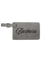 Barbara - 4 1/4" x 2 3/4" Laserable Leatherette Luggage Tag