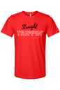 Straight Trippin' - Black/White Font Unisex Short Sleeve Shirt