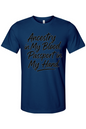 Ancestry in My Blood - Black Font Unisex Short Sleeve Shirt