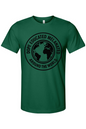 Dope Educated Melanated Stamp - Black Font Unisex Short Sleeve Shirt