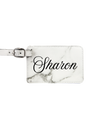 Sharon - 4 1/4" x 2 3/4" Laserable Leatherette Luggage Tag