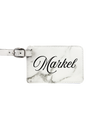 Markel - 4 1/4" x 2 3/4" Laserable Leatherette Luggage Tag