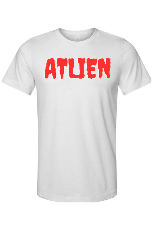 ATLien - Red Font Unisex Short Sleeve Shirt