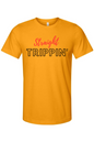 Straight Trippin' - Red/Black Font Unisex Short Sleeve Shirt
