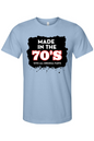 Made in 70s Original Parts - White/Black Font Unisex Short Sleeve Shirt
