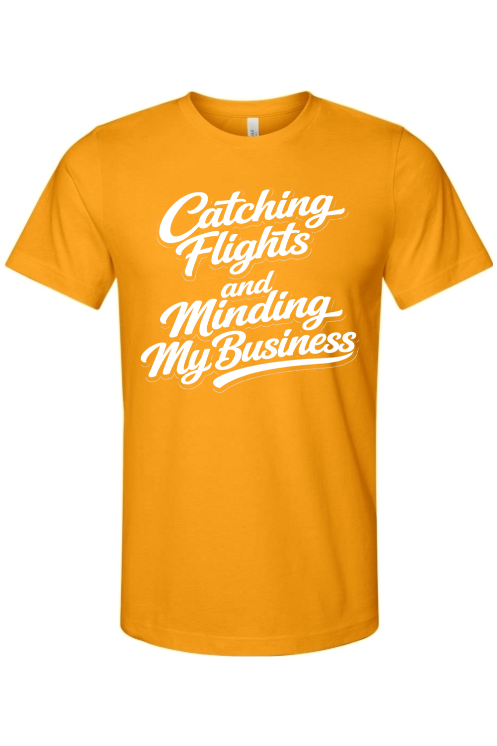 Minding My Business V2 - White Font Unisex Short Shirt