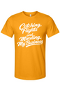 Minding My Business V2 - White Font Unisex Short Shirt