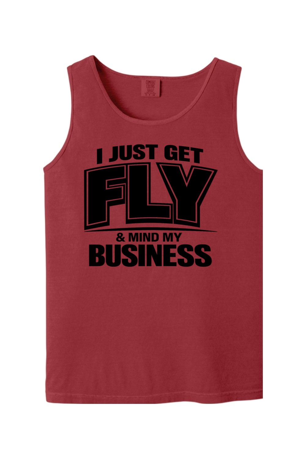 Get Fly & Minding My Business V2 - Black Font Unisex Tank Top