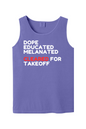 Cleared for Takeoff - White/Red Font Unisex Tank Top