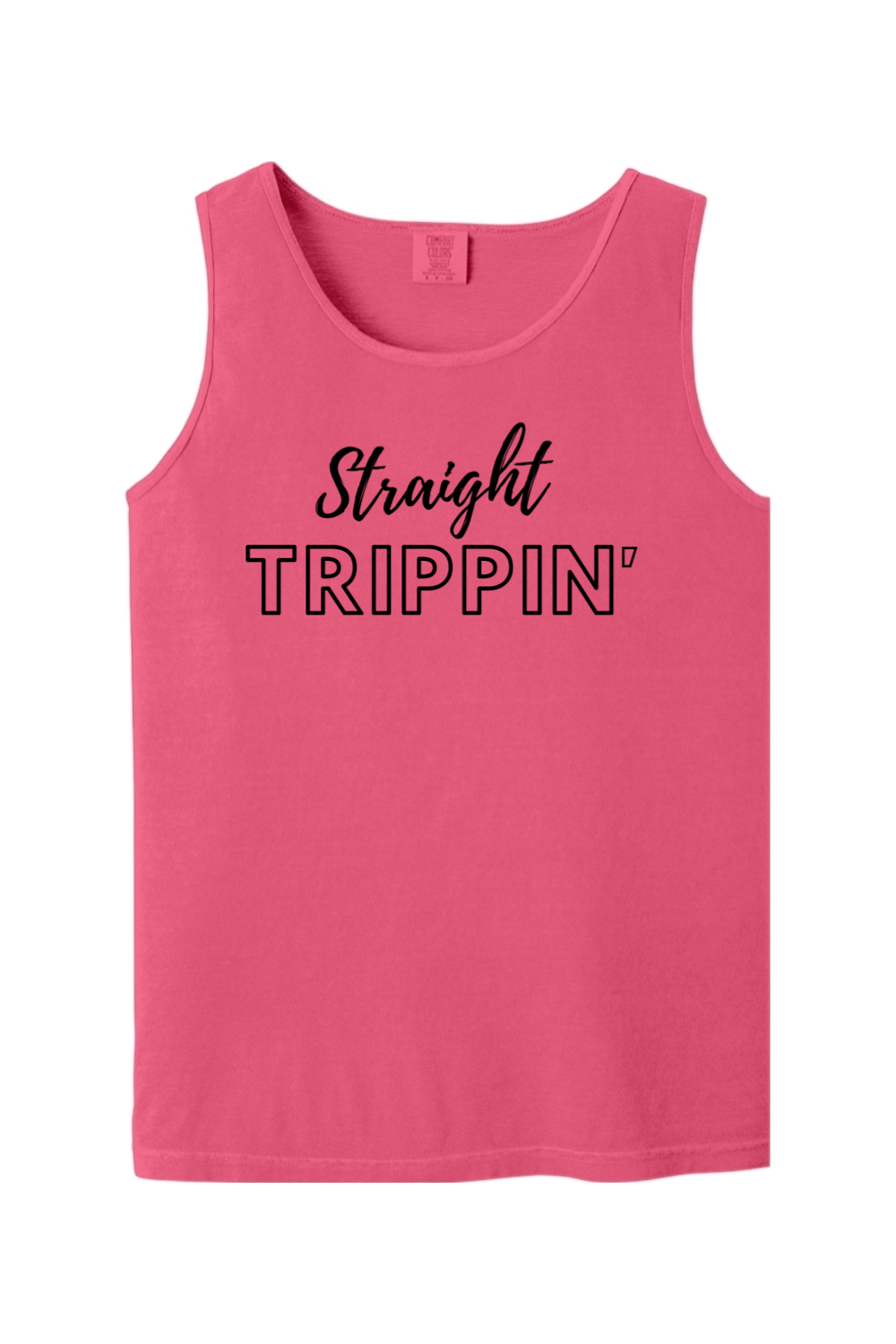 Straight Trippin' - Black Font Unisex Tank Top