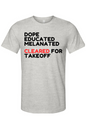 Cleared for Takeoff - Black/Red Font Unisex Short Sleeve Shirt