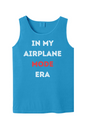 Airplane Mode Era - White/Red Font Unisex Tank Top