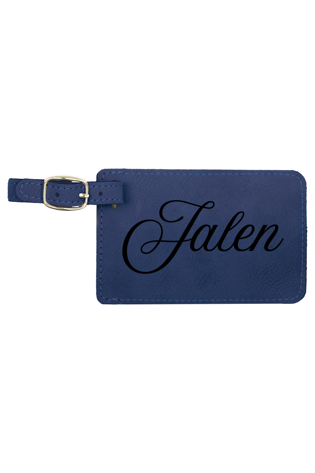 Jalen - 4 1/4" x 2 3/4" Laserable Leatherette Luggage Tag