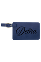 Debra - 4 1/4" x 2 3/4" Laserable Leatherette Luggage Tag
