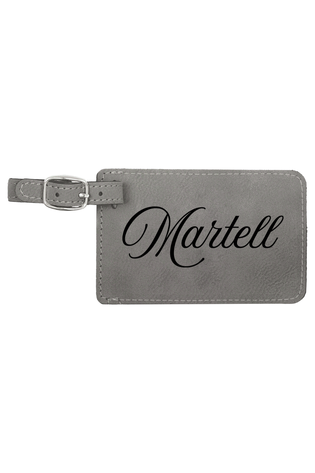 Martell - 4 1/4" x 2 3/4" Laserable Leatherette Luggage Tag