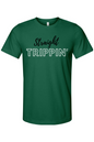 Straight Trippin' - Black/White Font Unisex Short Sleeve Shirt