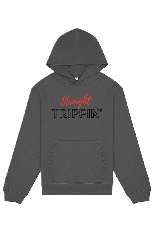 Straight Trippin' - Red/Black Font Unisex Heavyweight Hoodie