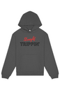 Straight Trippin' - Red/Black Font Unisex Heavyweight Hoodie