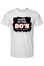 Made in the 80s Original Parts - White/Black Font Unisex Short Sleeve Shirt