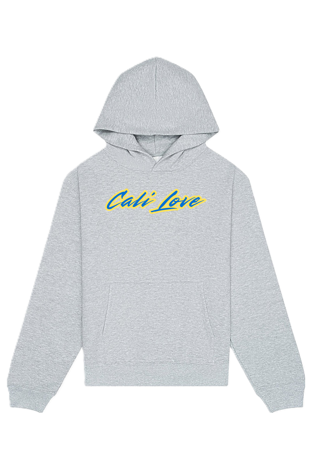 Cali Love - Yellow/Blue Font Unisex Heavyweight Hoodie