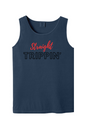 Straight Trippin' - Red/Black Font Unisex Tank Top
