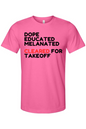 Cleared for Takeoff - Black/Red Font Unisex Short Sleeve Shirt