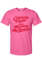 Minding My Business - Red Font Unisex Short Sleeve Shirt