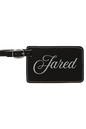 Jared - 4 1/4" x 2 3/4" Laserable Leatherette Luggage Tag