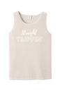 Straight Trippin' - White Font Unisex Tank Top
