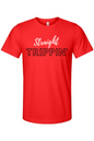 Straight Trippin' - White/Black Font Unisex Short Sleeve Shirt