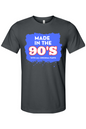 Made in the 90s Original Parts - White/Blue Unisex Short Sleeve Shirt