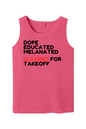 Cleared for Takeoff - Black/Red Unisex Tank Top