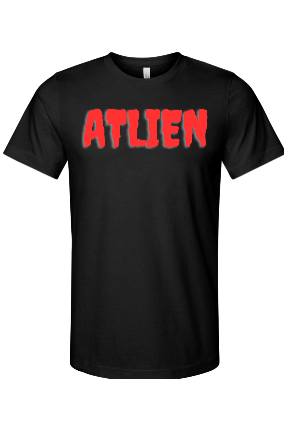 ATLien - Red Font Unisex Short Sleeve Shirt
