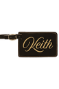 Keith - 4 1/4" x 2 3/4" Laserable Leatherette Luggage Tag