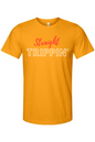 Straight Trippin' - Red/White Font Unisex Short Sleeve Shirt