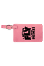 Get Fly & Mind My Business V2 - 4 1/4" x 2 3/4" Laserable Leatherette Luggage Tag