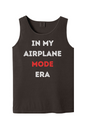 Airplane Mode Era - White/Red Font Unisex Tank Top