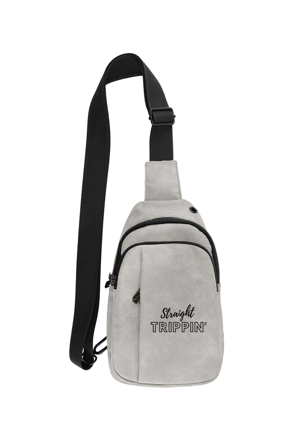 Straight Trippin' - Leatherette Explorer Crossbody Bag