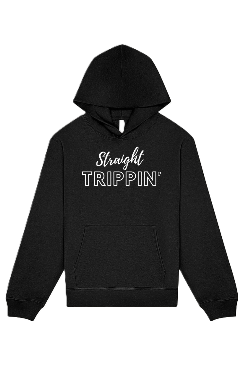 Straight Trippin' - White Font Unisex Heavyweight Hoodie