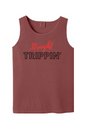 Straight Trippin' - Red/Black Font Unisex Tank Top