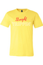 Straight Trippin' - Red/White Font Unisex Short Sleeve Shirt