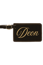 Deon - 4 1/4" x 2 3/4" Laserable Leatherette Luggage Tag