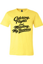 Minding My Business - Black Font Unisex Short Sleeve Shirt