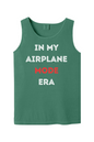 Airplane Mode Era - White/Red Font Unisex Tank Top