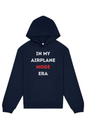 Airplane Mode Era - White/Red Front Unisex Heavyweight Hoodie